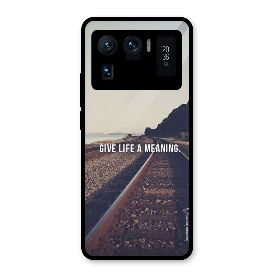 Meaning To Life Glass Back Case for Mi 11 Ultra