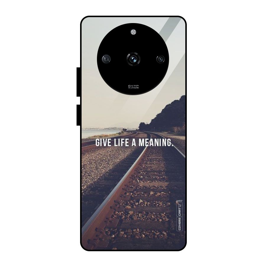 Meaning To Life Glass Back Case for Realme Narzo 60 5G