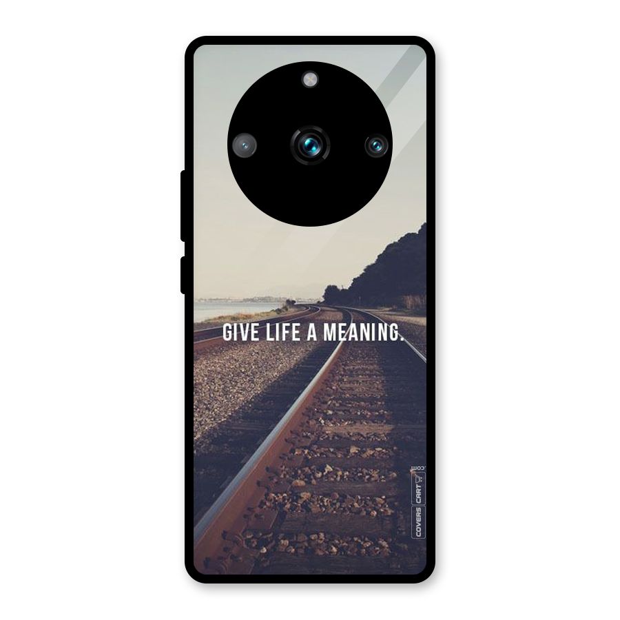 Meaning To Life Glass Back Case for Realme Narzo 60 Pro