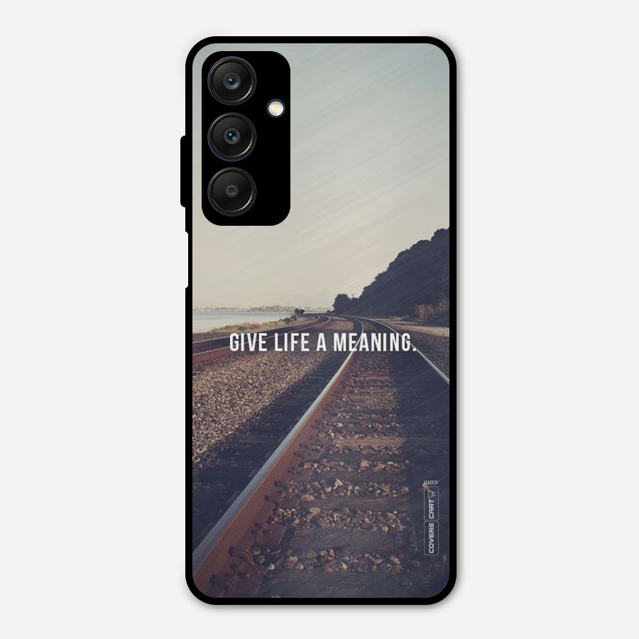 Meaning To Life Metal Back Case for Galaxy A25 5G