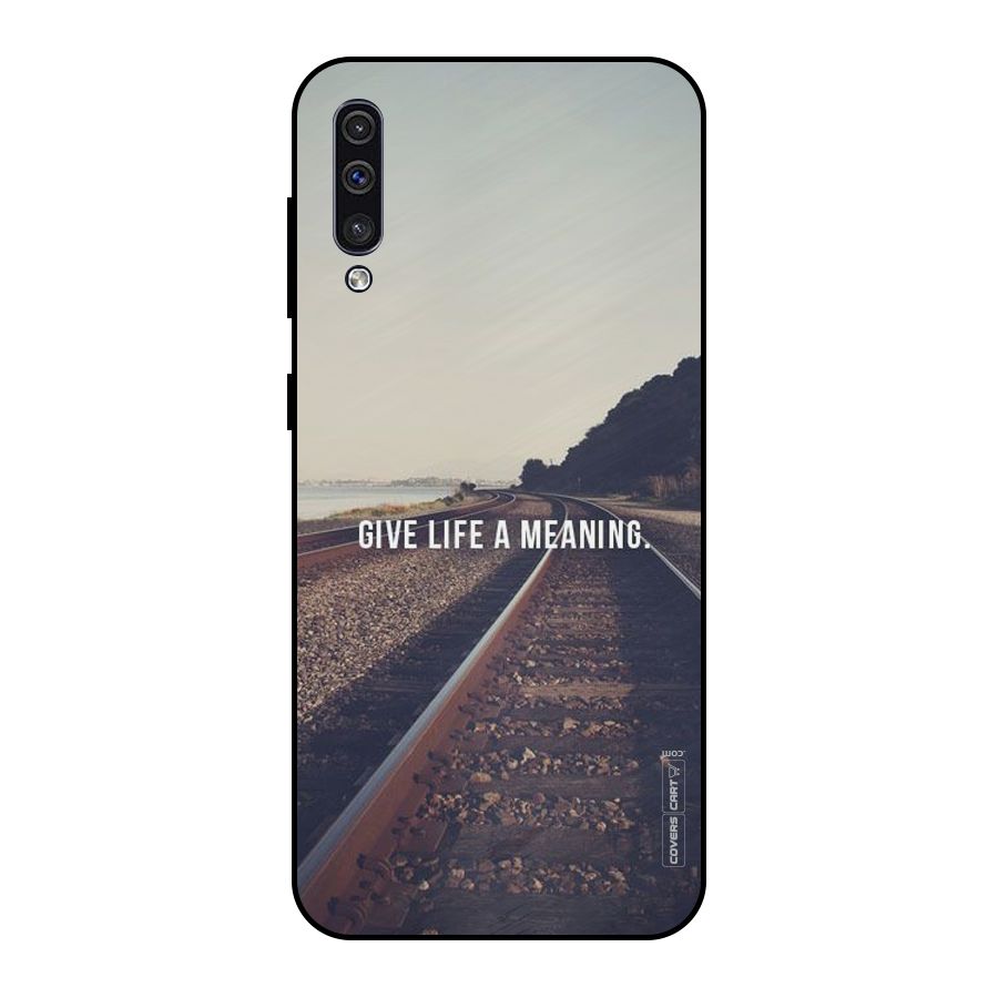Meaning To Life Metal Back Case for Galaxy A30s