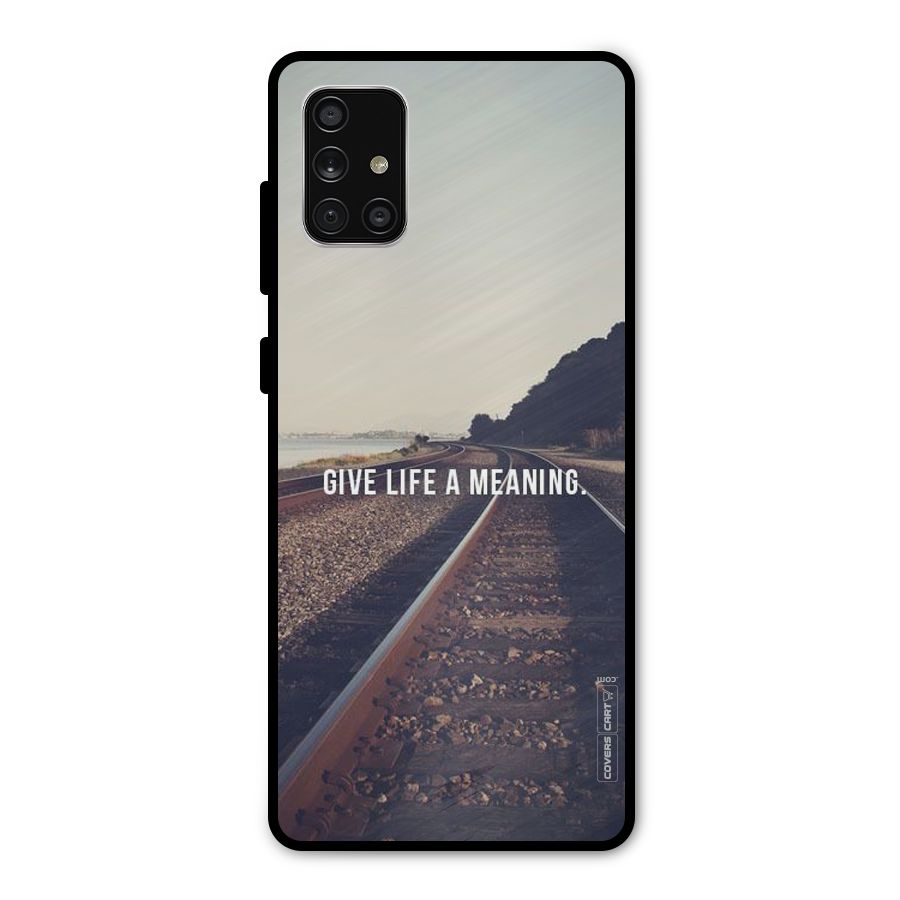 Meaning To Life Metal Back Case for Galaxy A71