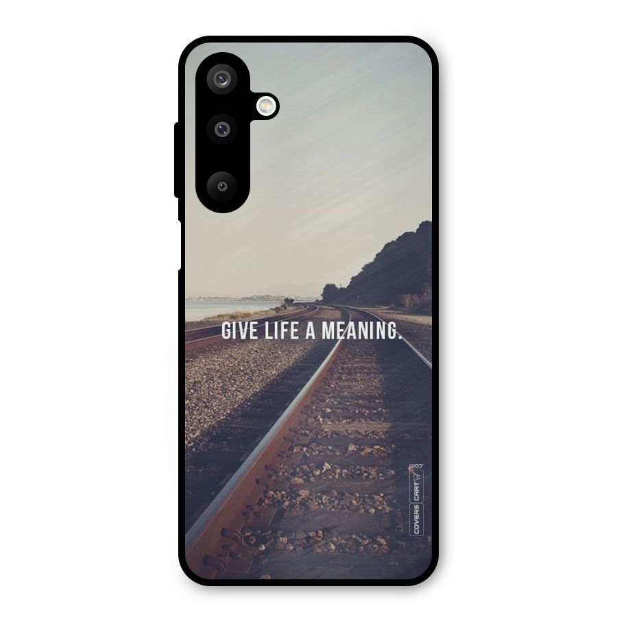 Meaning To Life Metal Back Case for Galaxy M16