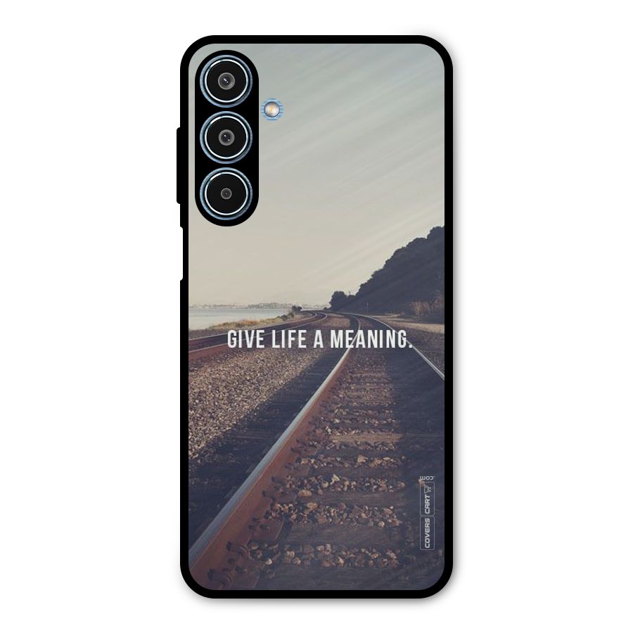 Meaning To Life Metal Back Case for Galaxy M35