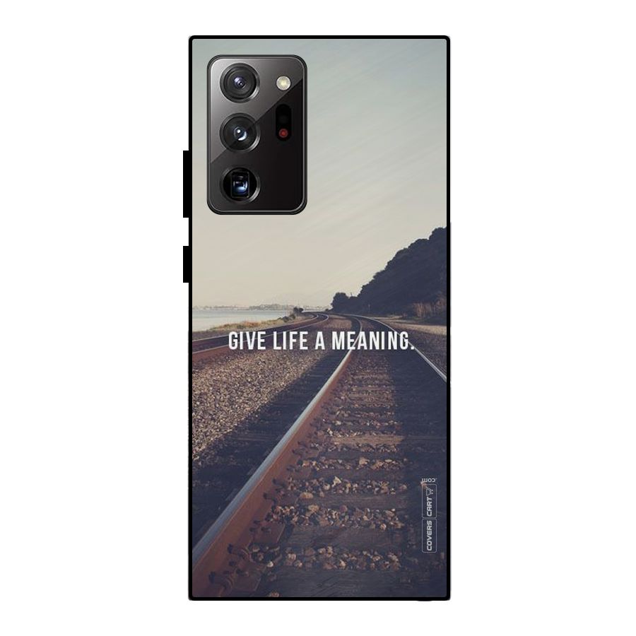 Meaning To Life Metal Back Case for Galaxy Note 20 Ultra
