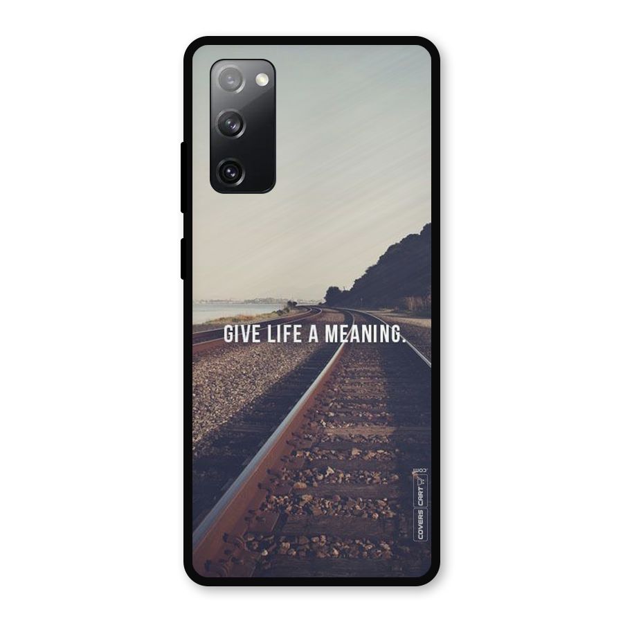 Meaning To Life Metal Back Case for Galaxy S20 FE