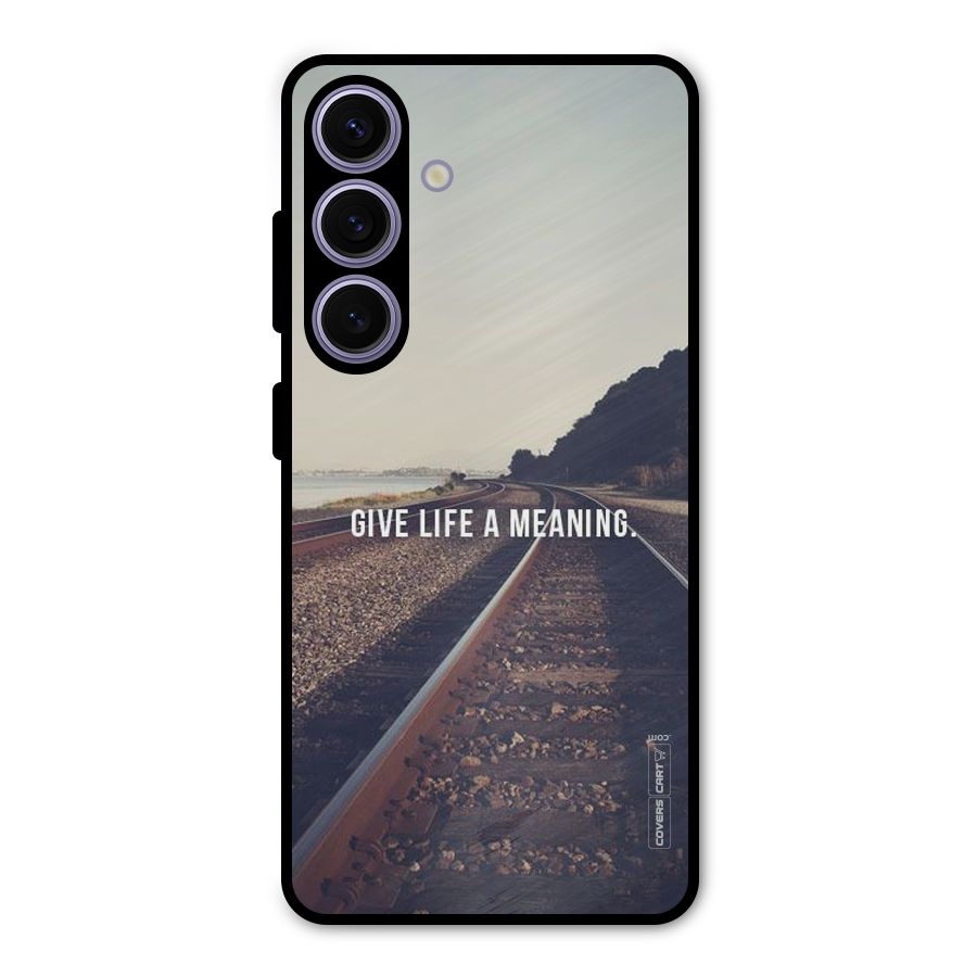 Meaning To Life Metal Back Case for Galaxy S24