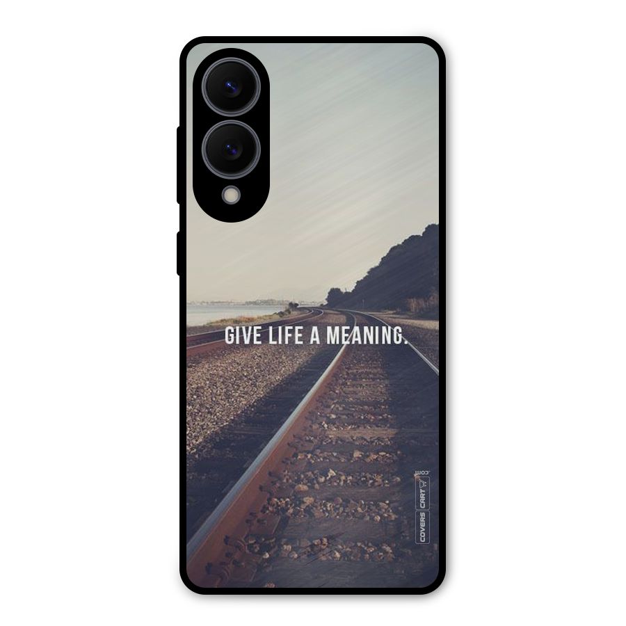 Meaning To Life Metal Back Case for Galaxy S25 Edge