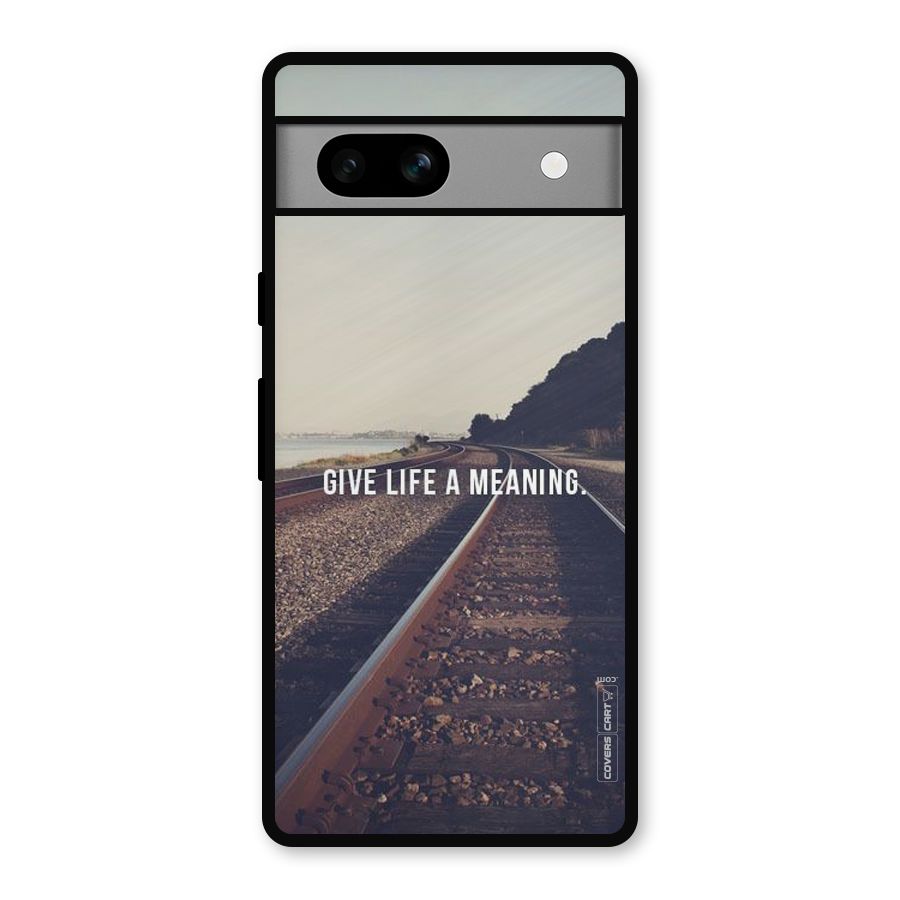 Meaning To Life Metal Back Case for Google Pixel 7a