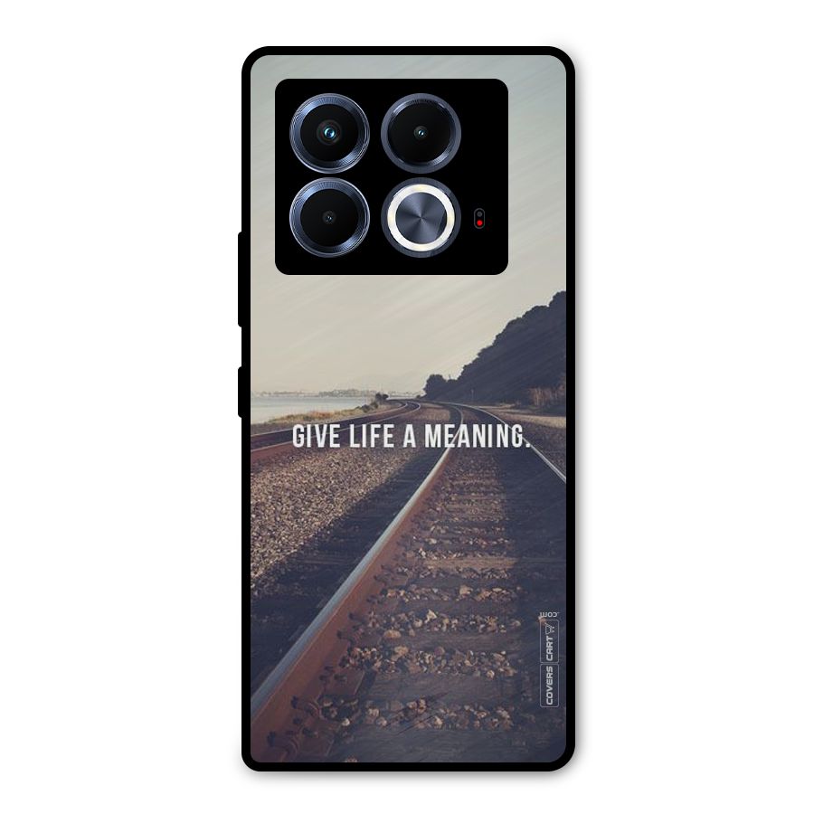 Meaning To Life Metal Back Case for Infinix Note 40 5G