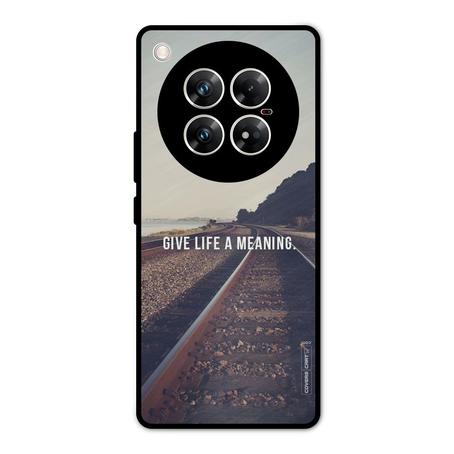 Meaning To Life Metal Back Case for Infinix Zero 40 5G