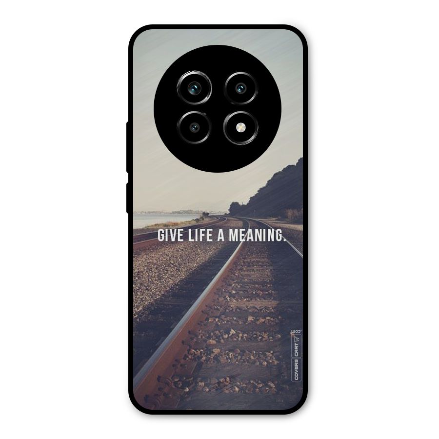 Meaning To Life Metal Back Case for Realme 13 Pro