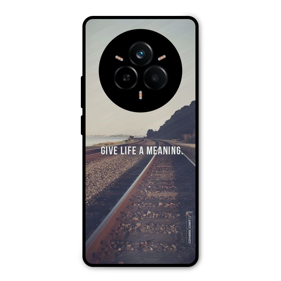Meaning To Life Metal Back Case for Realme 14 Pro
