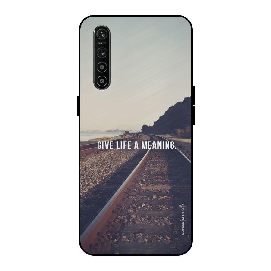 Meaning To Life Metal Back Case for Realme XT