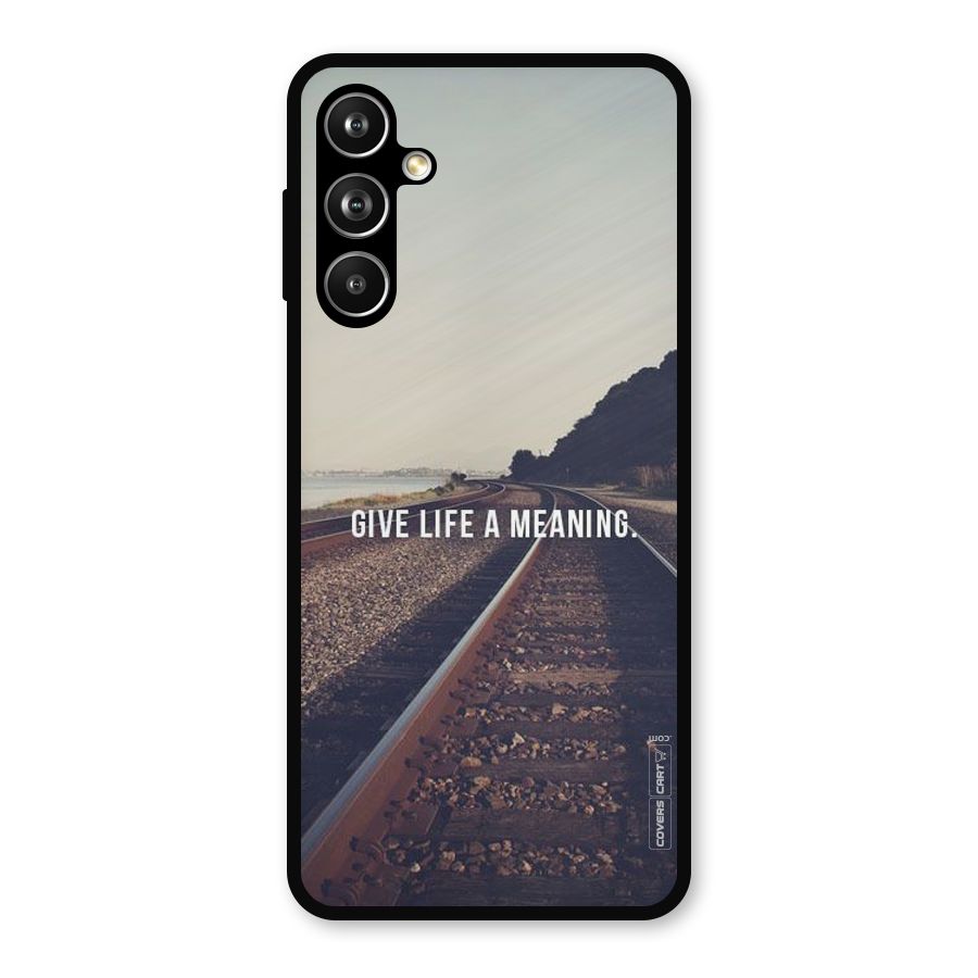 Meaning To Life Metal Back Case for Samsung Galaxy M54