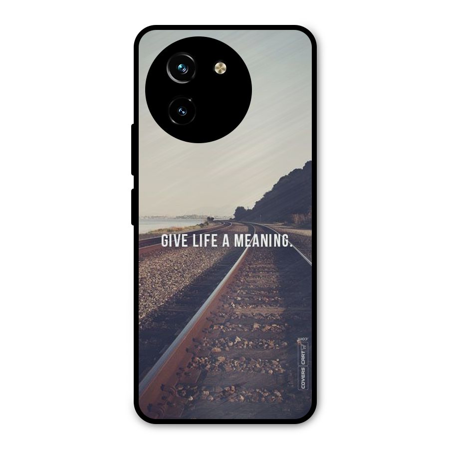Meaning To Life Metal Back Case for Vivo T3x