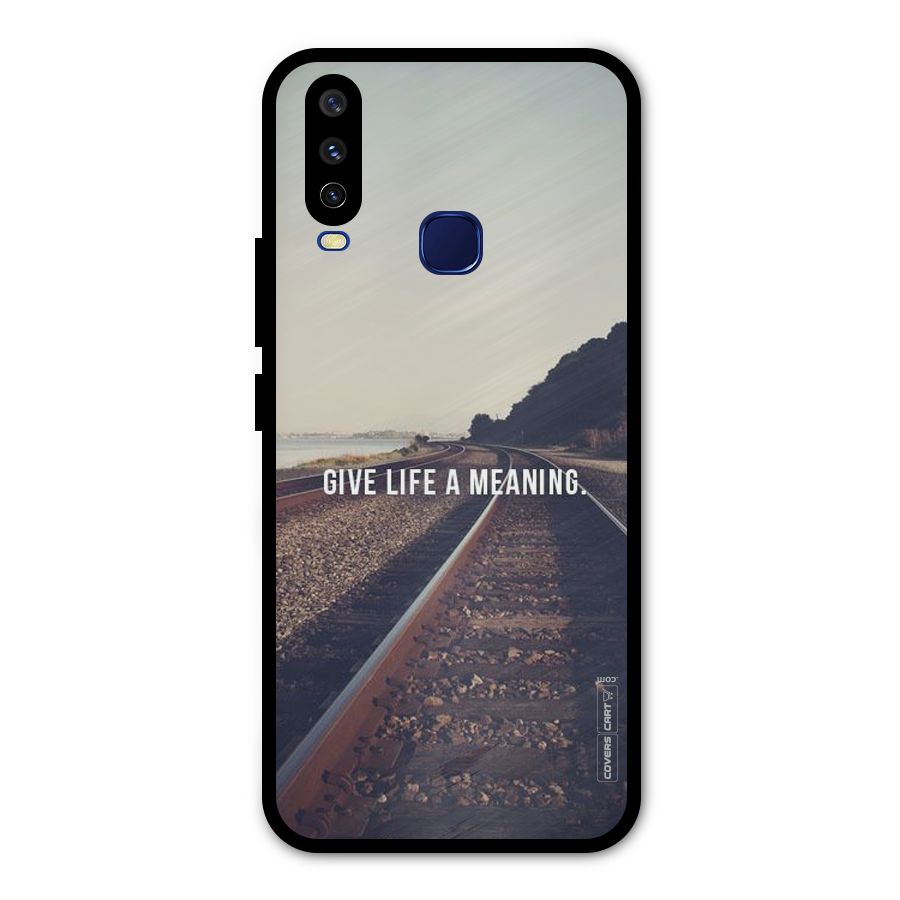 Meaning To Life Metal Back Case for Vivo Y15