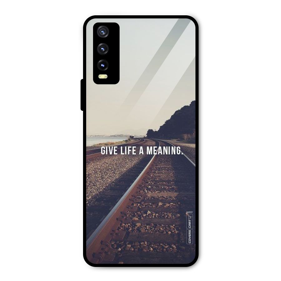 Meaning To Life Metal Back Case for Vivo Y20