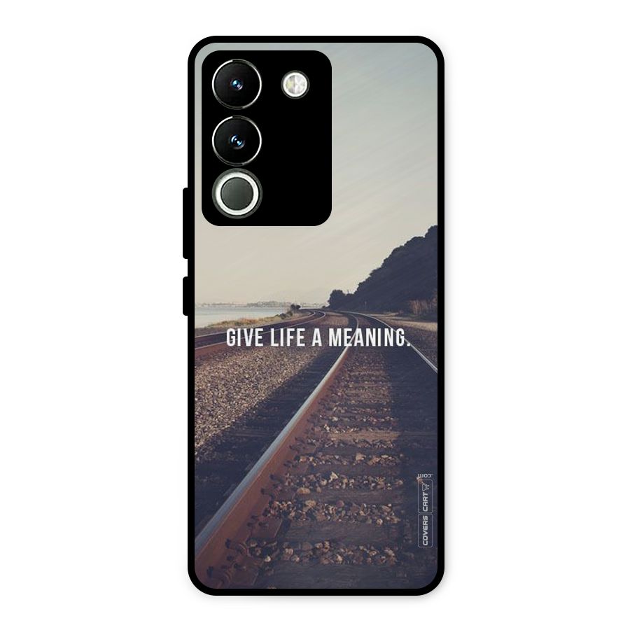 Meaning To Life Metal Back Case for Vivo Y200
