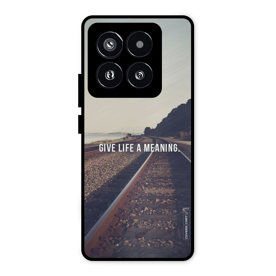 Meaning To Life Metal Back Case for Xiaomi 14 Pro