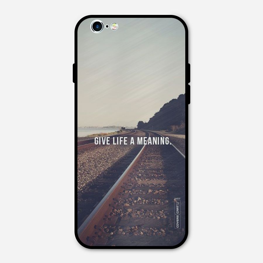 Meaning To Life Metal Back Case for iPhone 6 6s