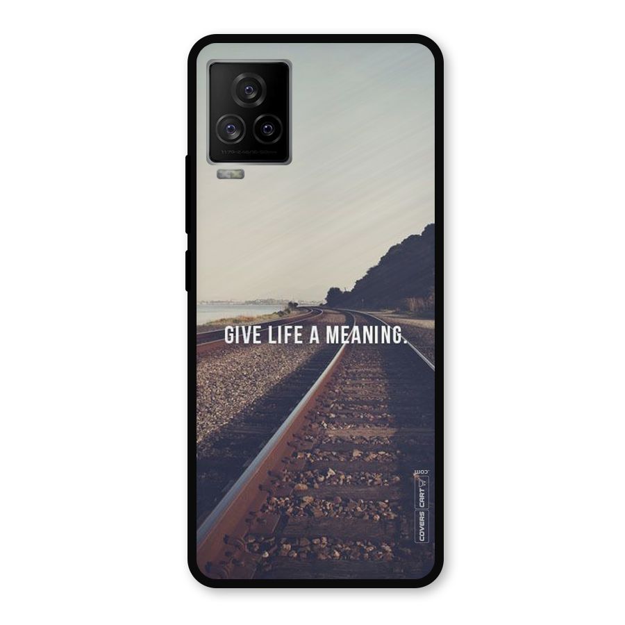 Meaning To Life Metal Back Case for iQOO 7 Legend 5G