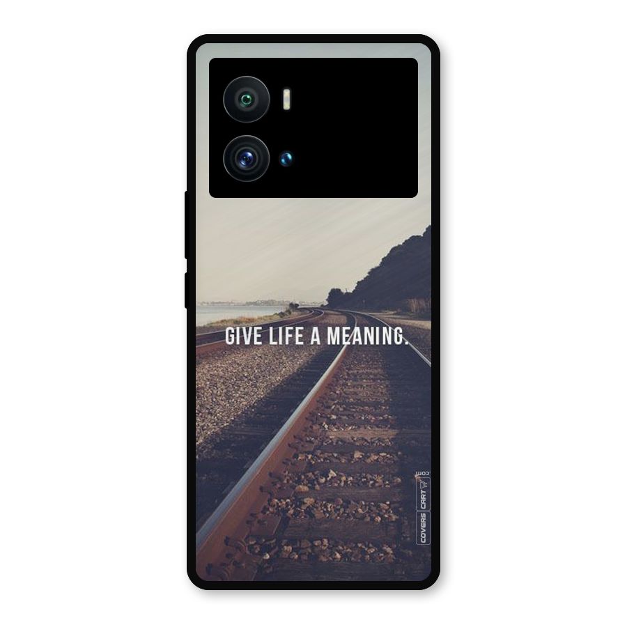 Meaning To Life Metal Back Case for iQOO 9 Pro