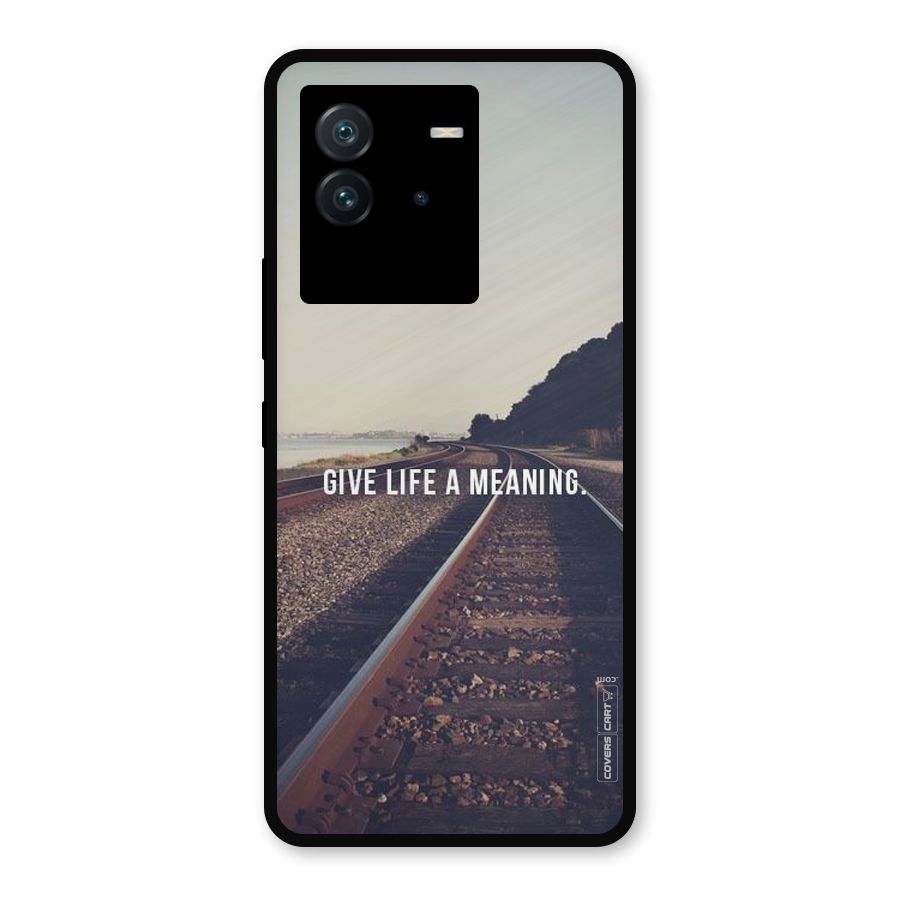 Meaning To Life Metal Back Case for iQOO Neo 6 5G