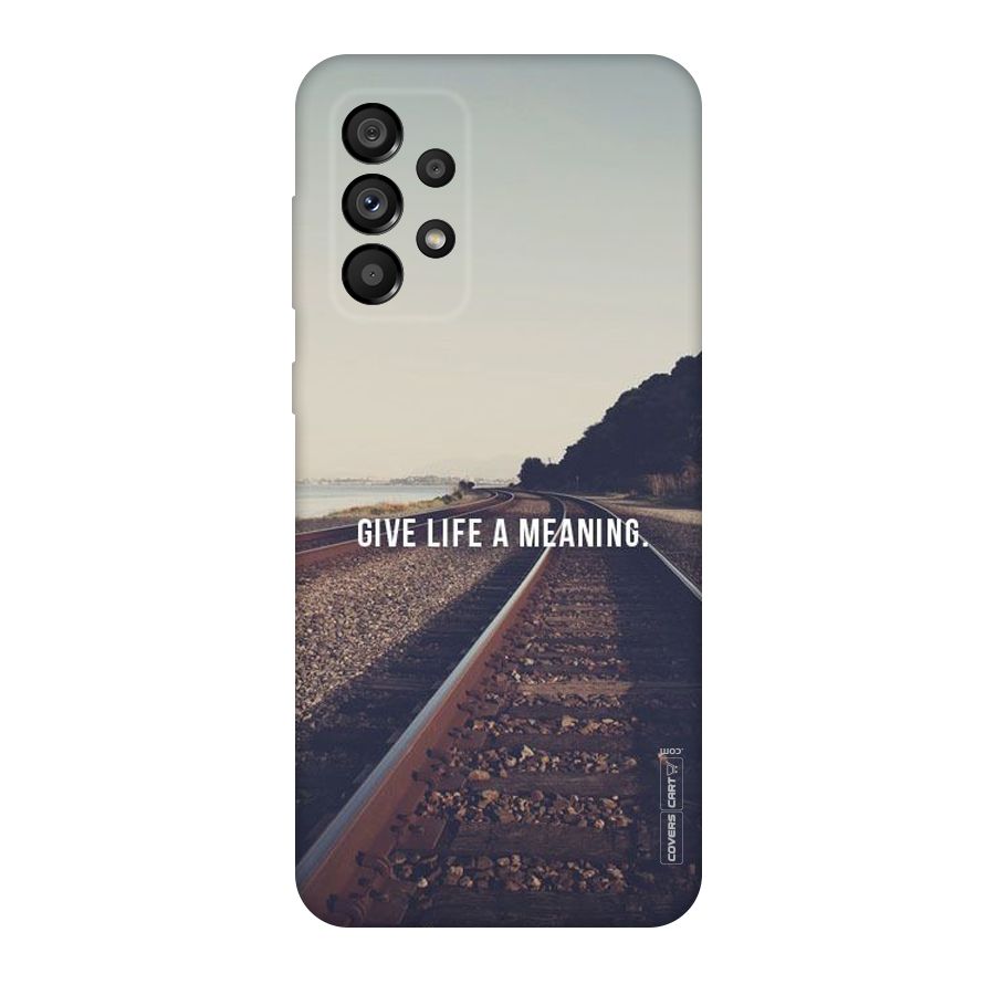 Meaning To Life Original Polycarbonate Back Case for Galaxy A73 5G