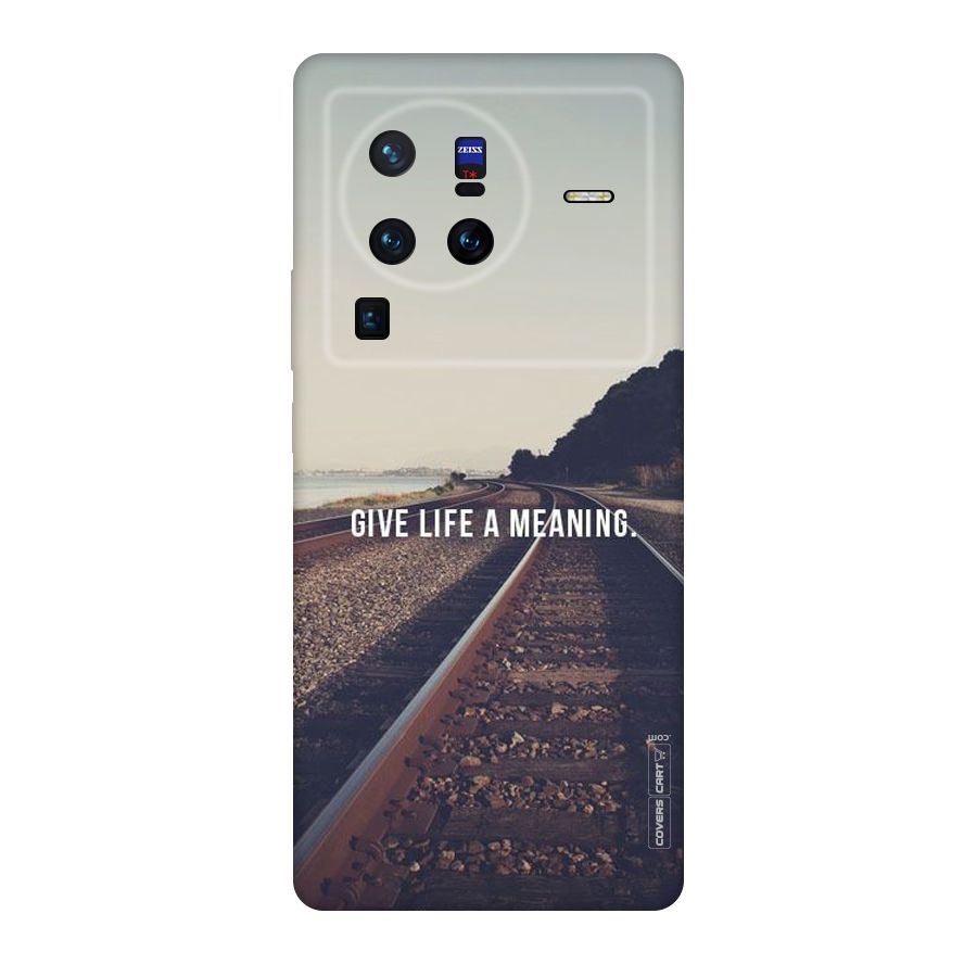 Meaning To Life Original Polycarbonate Back Case for Vivo X80