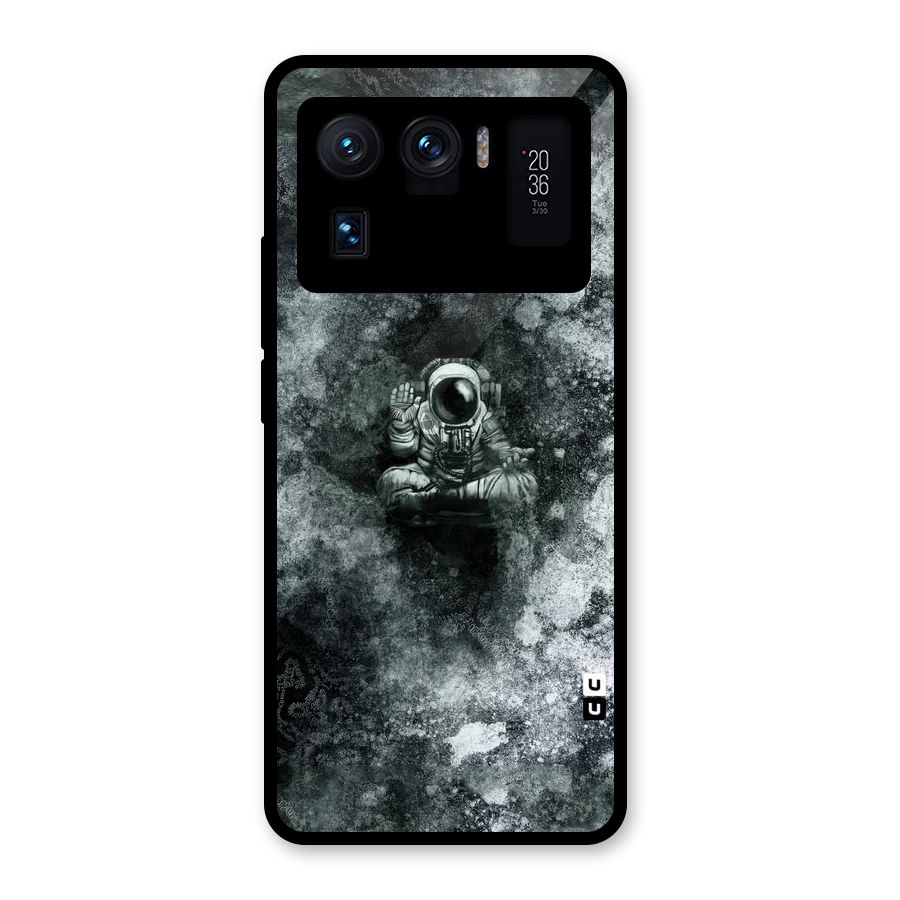 Meditating Spaceman Glass Back Case for Mi 11 Ultra