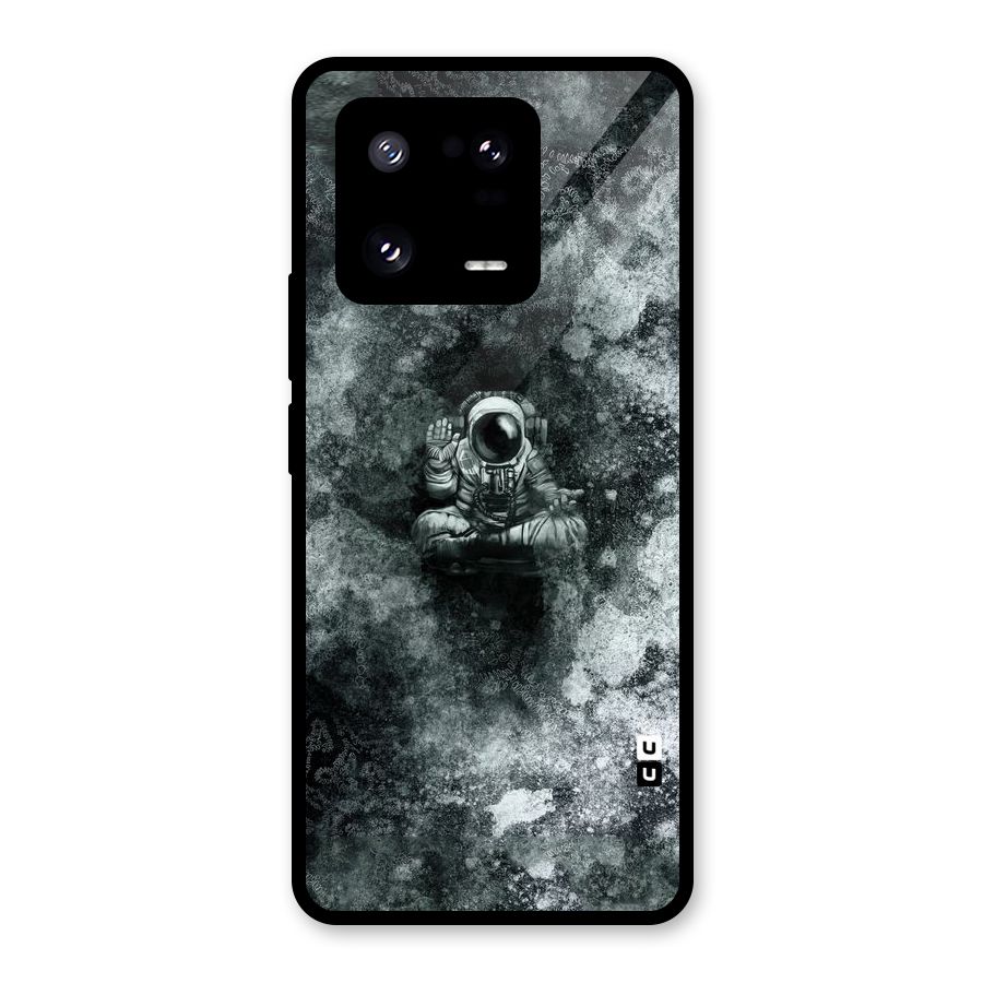 Meditating Spaceman Glass Back Case for Xiaomi 13 Pro