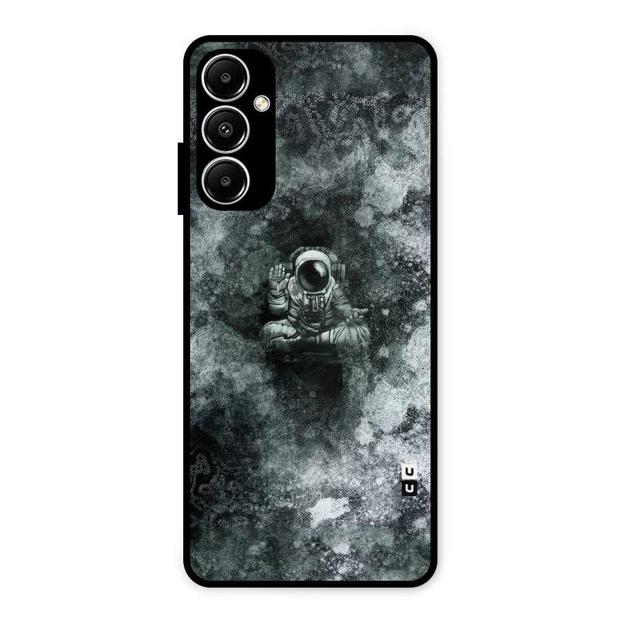 Meditating Spaceman Metal Back Case for Galaxy A05s