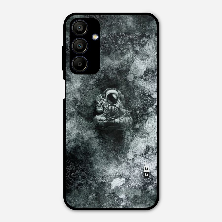Meditating Spaceman Metal Back Case for Galaxy A15 5G