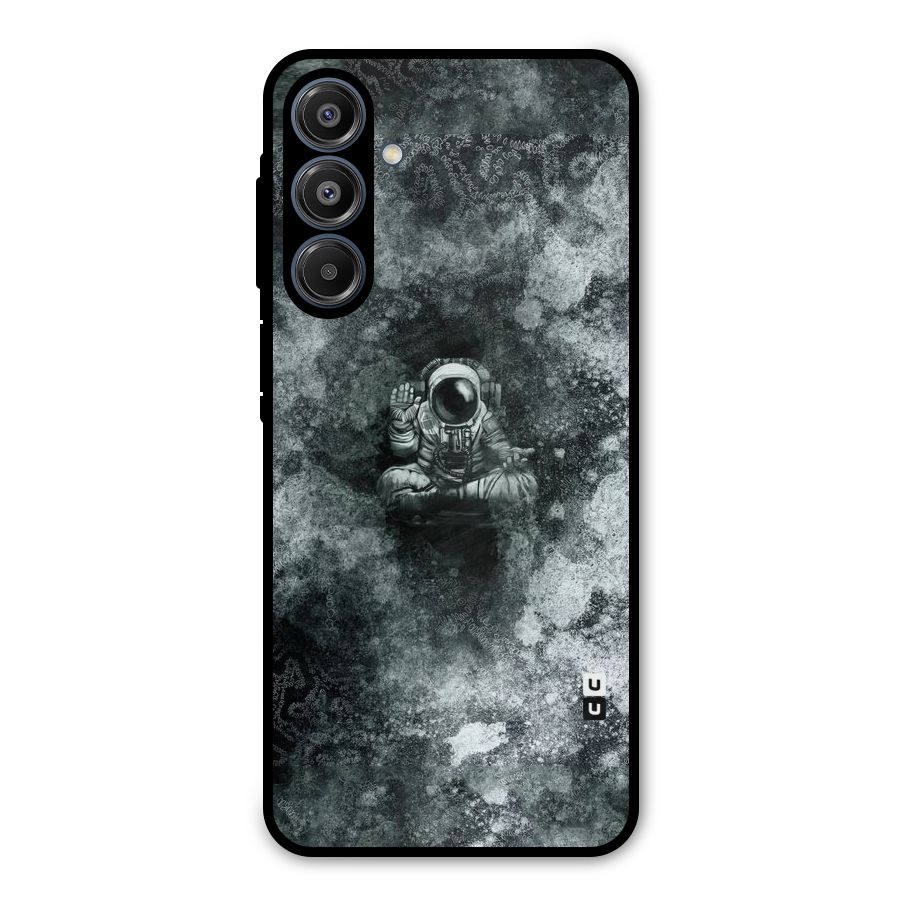 Meditating Spaceman Metal Back Case for Galaxy A16 5G