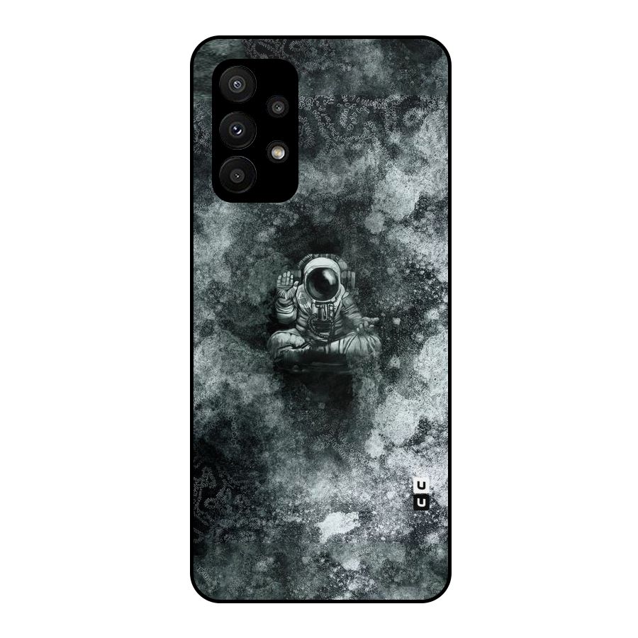 Meditating Spaceman Metal Back Case for Galaxy A23