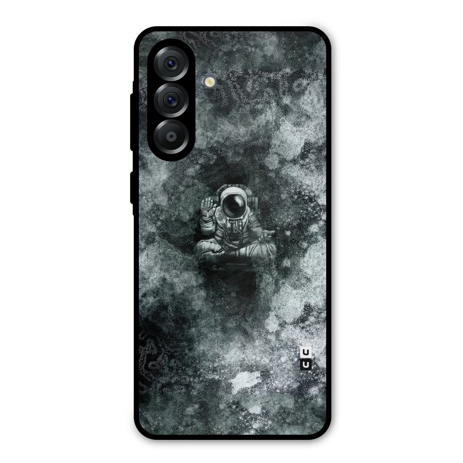 Meditating Spaceman Metal Back Case for Galaxy A56