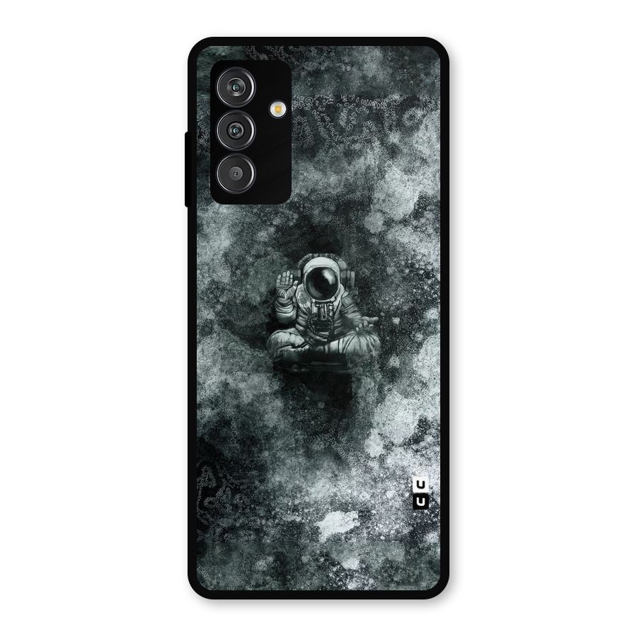 Meditating Spaceman Metal Back Case for Galaxy F13