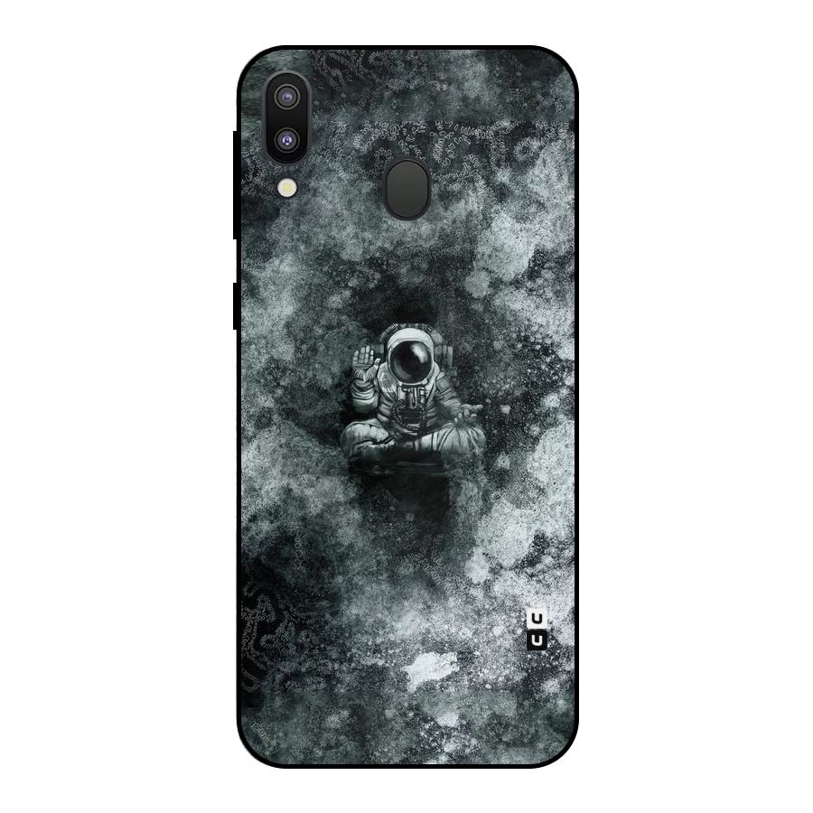 Meditating Spaceman Metal Back Case for Galaxy M20