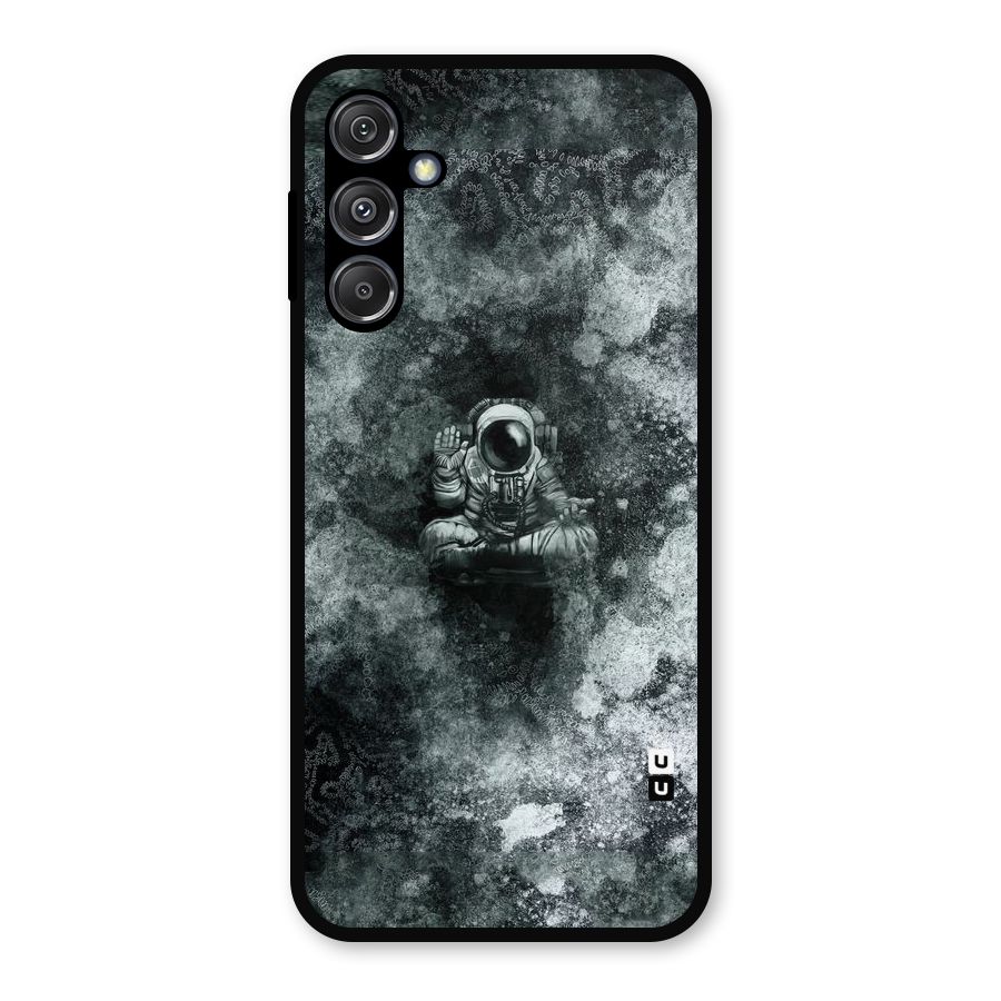 Meditating Spaceman Metal Back Case for Galaxy M34 5G