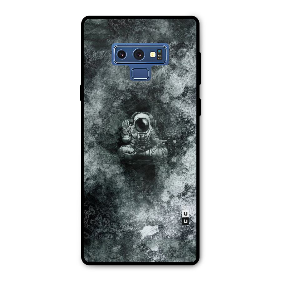 Meditating Spaceman Metal Back Case for Galaxy Note 9