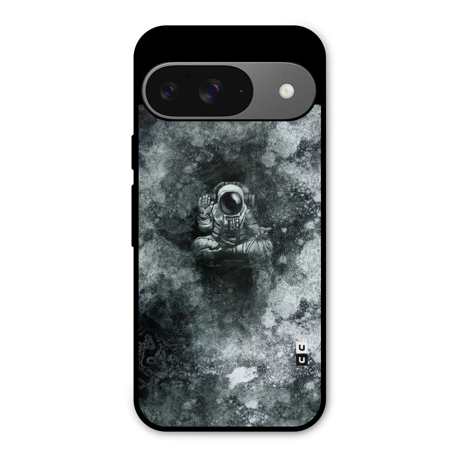 Meditating Spaceman Metal Back Case for Google Pixel 9