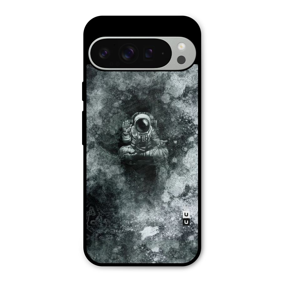 Meditating Spaceman Metal Back Case for Google Pixel 9 Pro XL