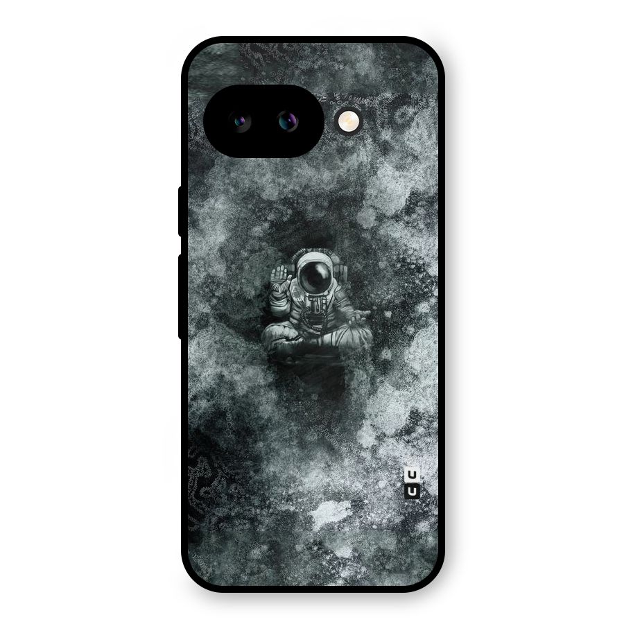 Meditating Spaceman Metal Back Case for Google Pixel 9a
