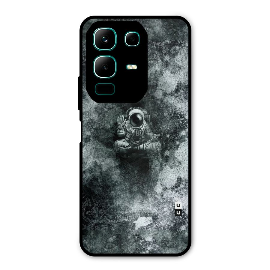 Meditating Spaceman Metal Back Case for Infinix Note 50x