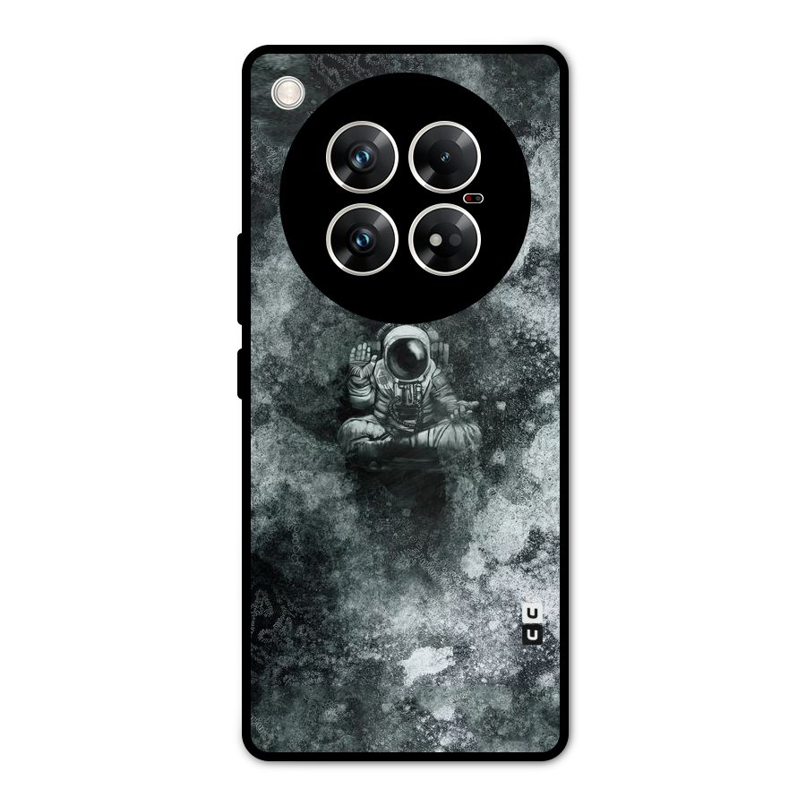 Meditating Spaceman Metal Back Case for Infinix Zero 40 5G