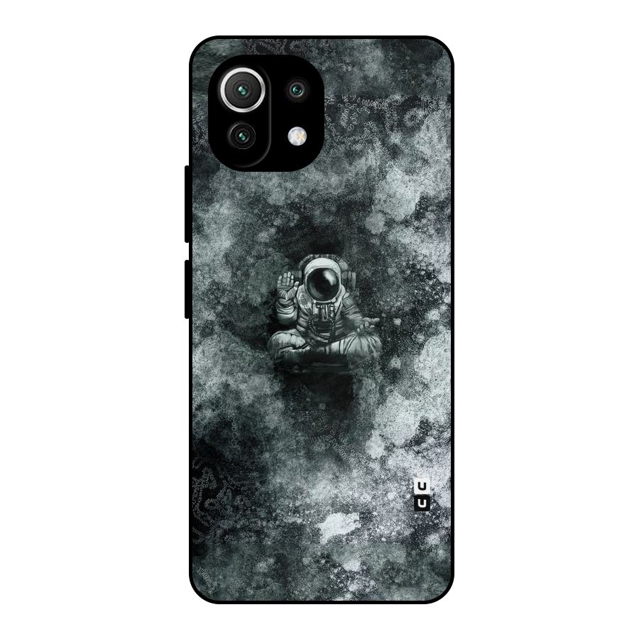 Meditating Spaceman Metal Back Case for Mi 11 Lite NE 5G