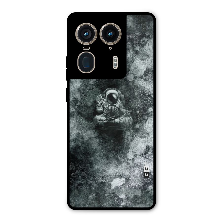 Meditating Spaceman Metal Back Case for Motorola Edge 50 Ultra