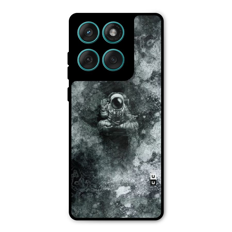 Meditating Spaceman Metal Back Case for Motorola Edge 60 Fusion