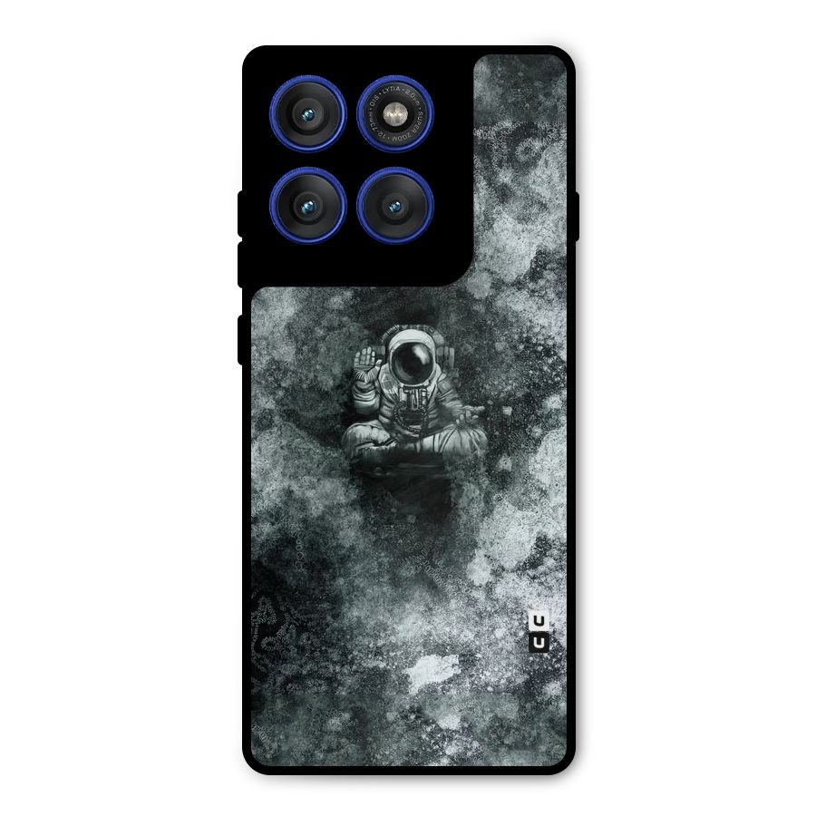 Meditating Spaceman Metal Back Case for Motorola Edge 60 Pro